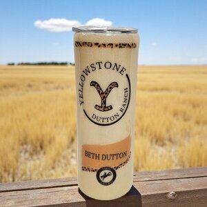 Yellowstone Beth Dutton Inspired Stainless Steel Tumbler 12 Oz Insulated Drinkwa